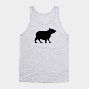 Capybara Silhouette Tank Top